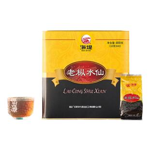 海堤茶叶AT110 足火浓香型400g罐装岩茶乌龙茶老枞水仙40小泡