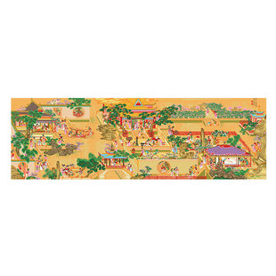 汉宫春晓图十字绣古娟线绣2025客厅新款古风纯手工自己绣大幅国画