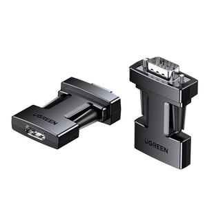 绿联hdmi转vga显示器转接头高清母转公口笔记本电脑转换vja投影仪