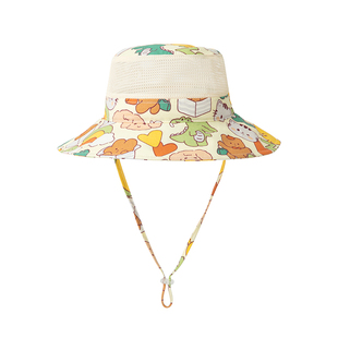 儿童帽子夏季防晒帽宝宝帽子男宝渔夫帽男童女童太阳帽婴儿遮阳帽