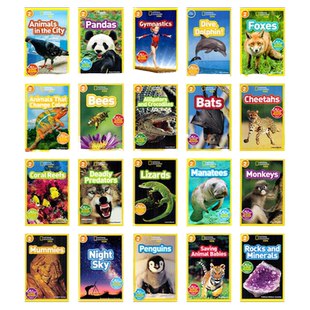 100元5件 国家地理kids 美国国家地理分级阅读2级别National Geographic Kids Readers Level 2 英文原版图书儿童科普百科认知读物