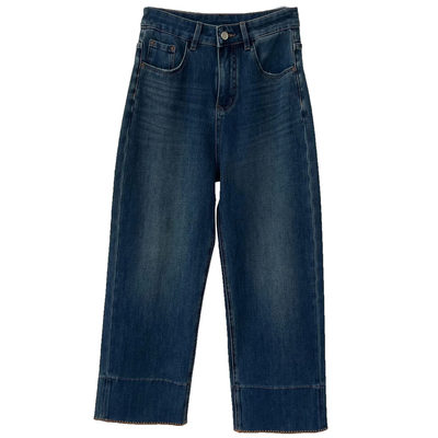 【直腿神裤】显瘦宽松直筒牛仔裤