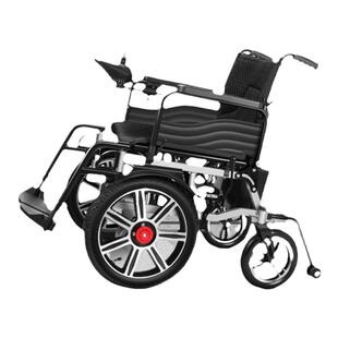 爱奇诺电动轮椅前驱大轮8CM越坎老人专用智能全自动可后躺带坐便