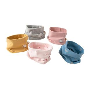 戴维贝拉儿童围巾2026秋冬新款男童女童脖套宝宝保暖外出防风围脖