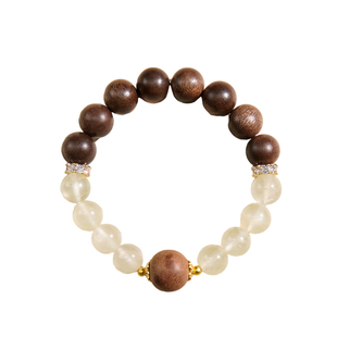 【天香醒梦】亲和改变守护安神天然柠檬晶合香珠沉香手链单圈手串