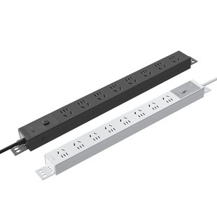 公牛pdu机柜插座8位铝合金防雷机房电源工业程插排插线板无线多孔