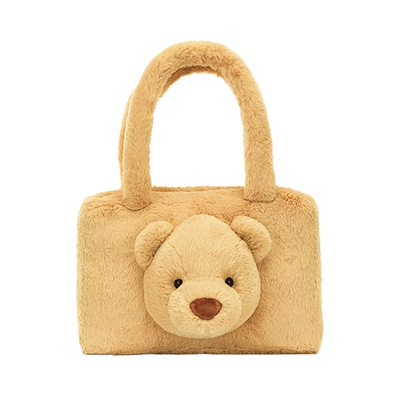 英国Jellycat史玛吉熊托特包手提包小包毛绒玩具玩偶公仔生日礼物