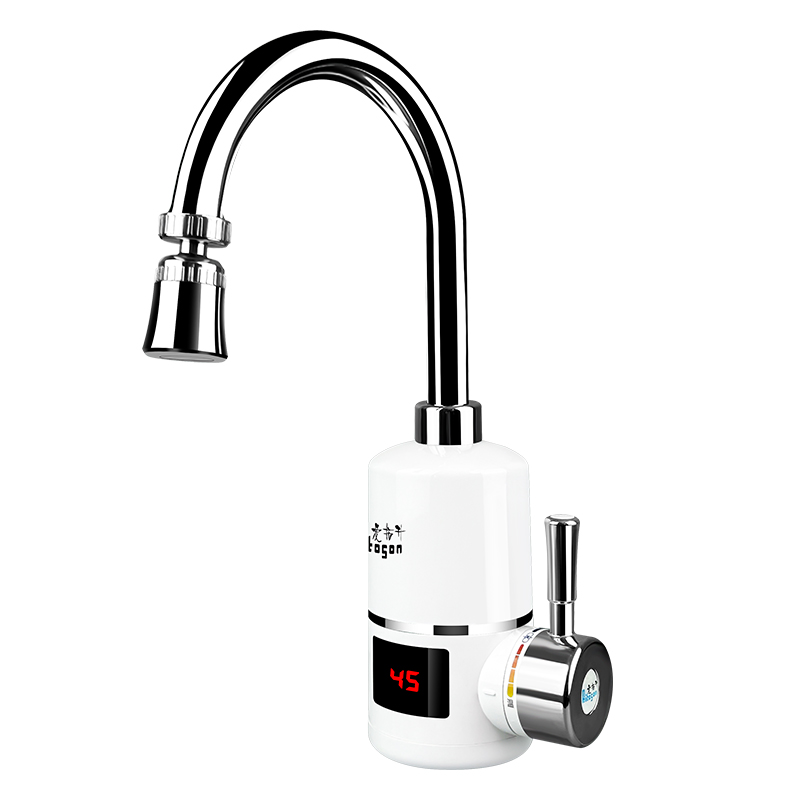 愛拓升側(cè)進(jìn)水電熱水龍頭即熱式廚房寶熱水器家用過水熱自來水速熱