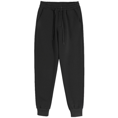 冬季加长运动裤男加绒厚高个子