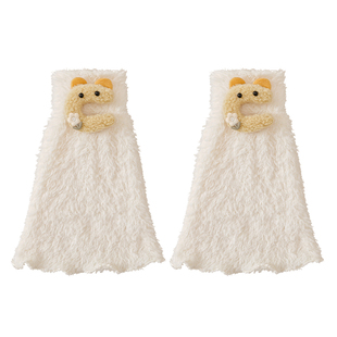 袜套女冬季不掉毛加绒加厚保暖发热小腿袜子可爱卡通毛绒绒堆堆袜