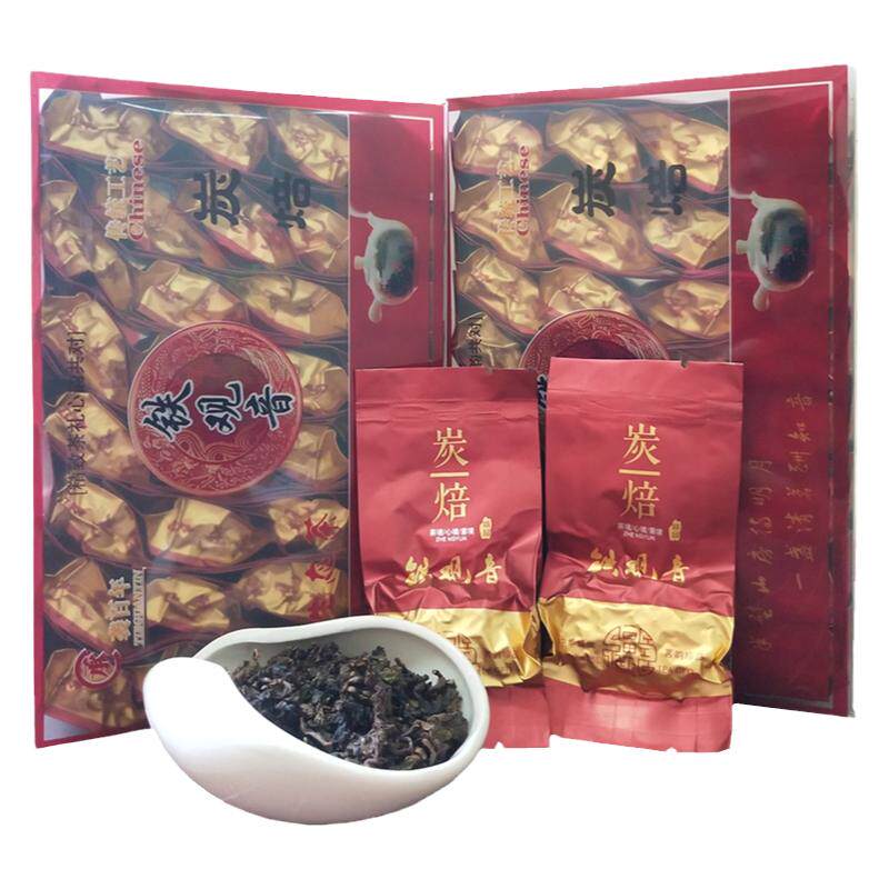 安溪碳焙铁观音乌龙茶浓香型炭烧炭焙熟茶烘焙陈年老茶叶500g小包