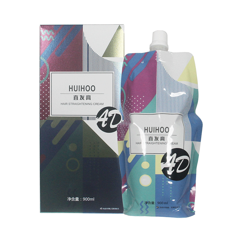 正品惠后AD直发膏营养三合一离子烫免定型软化剂清香拉直A剂