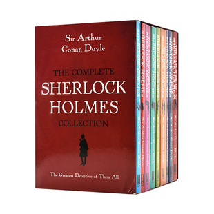 现货福尔摩斯探案全集英文原版 The Sherlock Holmes 福尔摩斯英文版小说大侦探福尔摩斯柯南道尔 青少年课外阅读英语探案小说新版