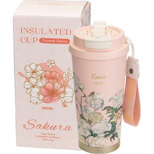 摩登主妇梵高保温杯大容量咖啡杯子便携水杯随行杯生日礼物保冷杯