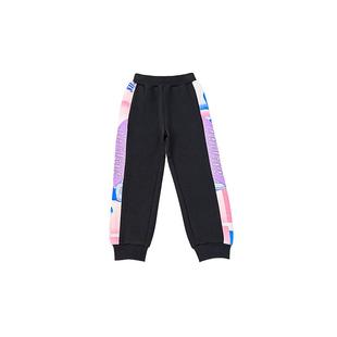 abckids童装女童裤子2026秋季新款儿童长裤中大童卡通休闲裤卫裤