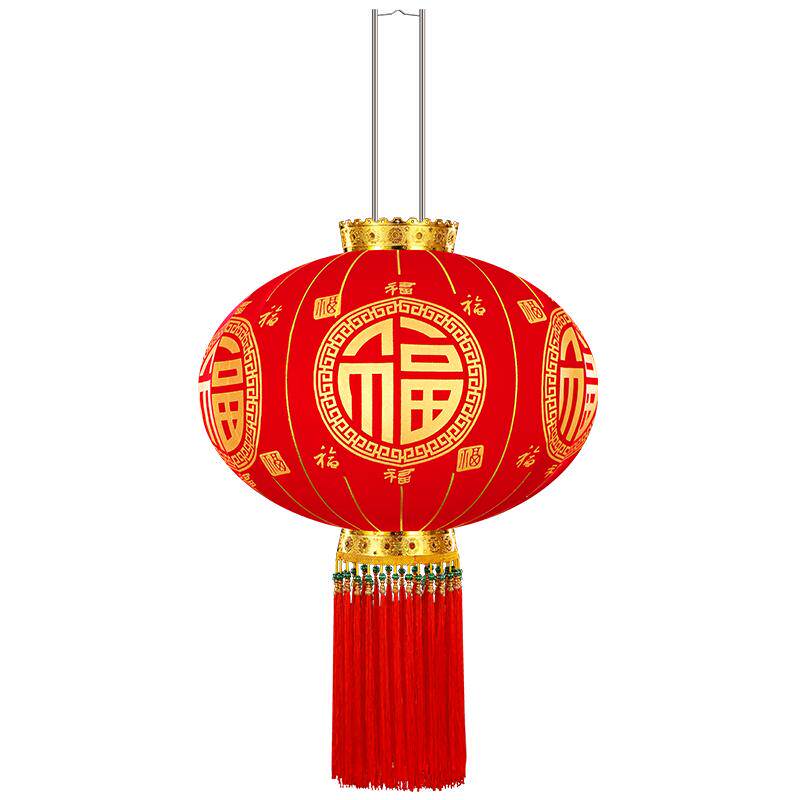 【平安珠流苏】六面图大门口灯笼