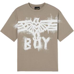 【后启示录】BOYLONDON潮牌短袖春夏情侣款老鹰印花T恤N01003