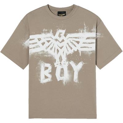boylondon24短袖网点印花T恤