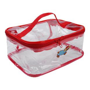 馨帮帮杂货铺原创防水透明洗漱收纳包大容量便携卡通小狗化妆包女