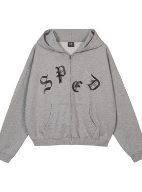 SPELLEDIT新品SPED拉链帽衫