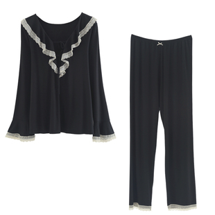 CA BRIDA【粉气香来】爆款柔软亲肤莫代尔轻奢感裸感女睡衣套M713