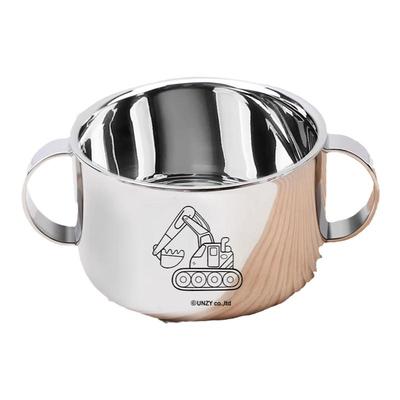 绿扣316不锈钢儿童碗防摔防烫