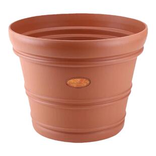 爱丽思大号种树花盆创意凸纹阳台美式外庭院塑料盆爱丽丝圆形花盆