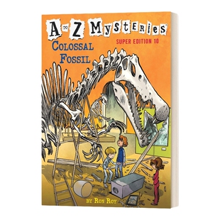 英文原版 Colossal Fossil 巨大的化石 神秘案件特别版10 A to Z Mysteries Super Edition 10 英文版 进口英语原版书籍