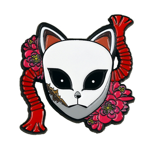 FooLii孚狸鬼灭之刃锖兔金属徽章面具胸针别针pins配饰挂件周边谷