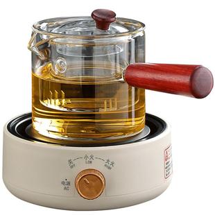电陶炉煮茶家用煮茶器小型电热炉专用玻璃茶壶泡茶围炉迷你烧水壶