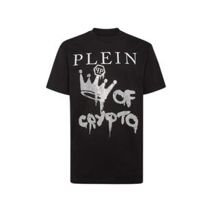 PHILIPP PLEIN 男士字母六角型标短袖T恤