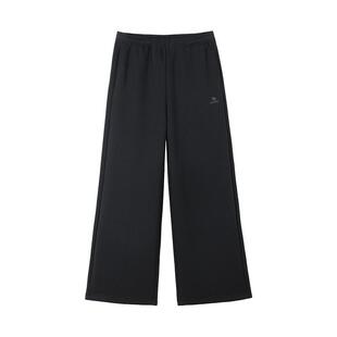 骆驼运动休闲裤女2026春夏季新款针织长裤棉感直筒宽松阔腿裤子男