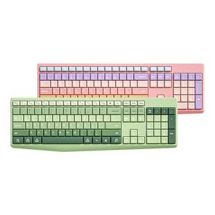 BOW航世无线键盘鼠标套装可爱女生办公家用笔记本外接USB静音无声