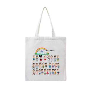 帆布袋定制印logo图案培训束口包订做空白印幼儿园班级合照帆布包