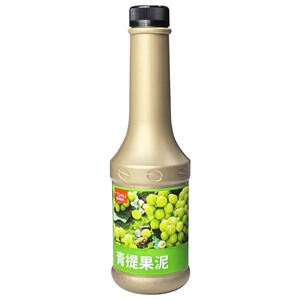 青提果泥浓缩果汁1kg常温瓶装新鲜青提饮品冲调原料商用奶茶冷饮