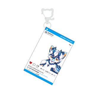 [Fur-Paw]合影打卡挂件Furry周边亚克力钥匙扣福瑞兽装绒爪实验室