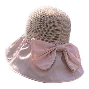 防晒帽女2026新款夏季大帽檐海边休闲遮阳帽可折叠渔夫帽户外帽子