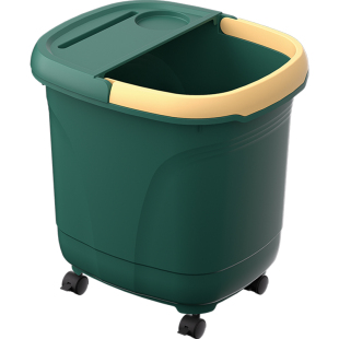 泡脚桶洗脚盆家用过小腿专用神器高深桶过膝足浴水桶塑料加厚保温