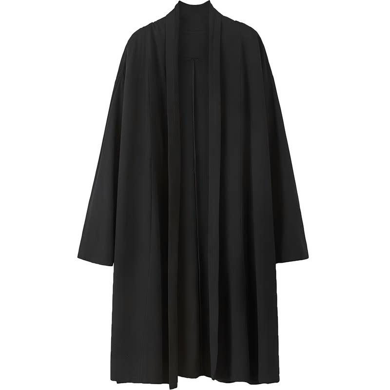 冬男新中式风衣汉服休闲外套唐装