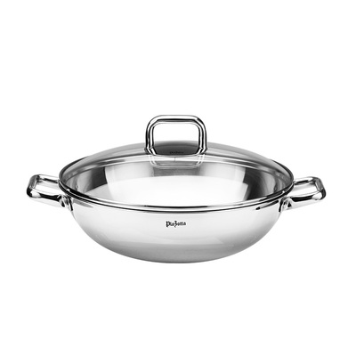 德国plazotta304炒锅不锈钢炒锅