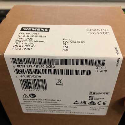 议价西门子S7-1200数字输出CPU模块1212C 6ES7212-1AE40-0XB0/OXB
