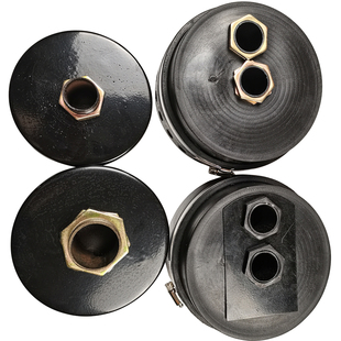 锚杆机消音器矿用气动风动单双孔消音罩石家庄中煤冀凯江阴120130