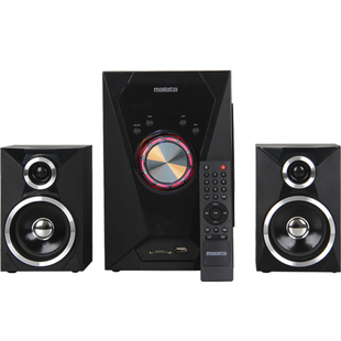 万利达多媒体蓝牙有源音箱电脑HIFI音响木质插U盘大音量重低音炮