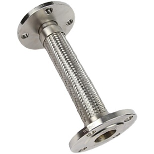 304不锈钢法兰金属工业波纹管防爆软管接头钢丝高温高压蒸汽DN50