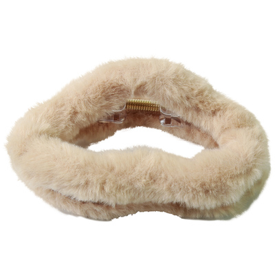 秋冬毛绒镂空云朵抓夹日韩盘发卡