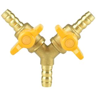 特路全铜燃气阀门煤气阀热水器4分球阀三通阀天然气开关专用接头