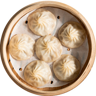 富春小笼汤包扬州特产包子早餐半成品灌汤玉米猪肉小笼包蟹黄汤包