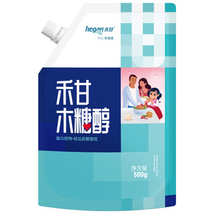 禾甘500g木糖醇代糖家用烘焙糖人专用轻食无蔗糖甜味剂代白砂糖