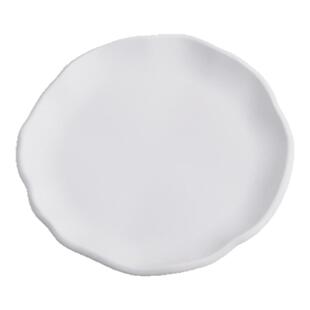 白色哑光托盘 不规则形状首饰钥匙收纳摆拍摄影拍摄道具ins家具装饰简约百搭网红博主推荐静物产品拍照盘子