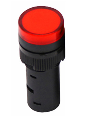 AD16-30DS信号指示灯LED24v220v380v纯红绿黄蓝白色开孔30mm